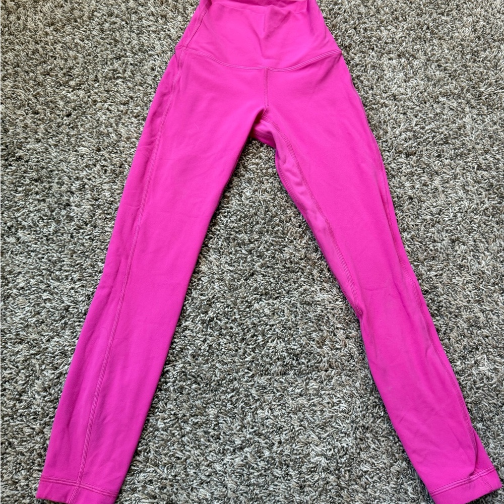 Lululemon Hot pink leggings